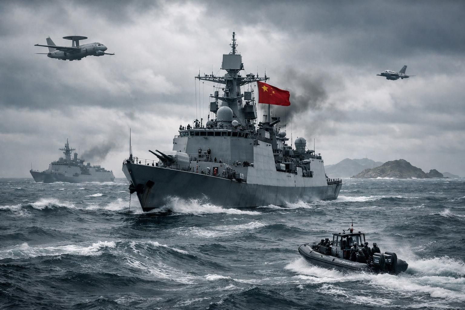 中国が南シナ海の緊張に懸念を示し、地域の安全と安定に対する影響について注目されています。