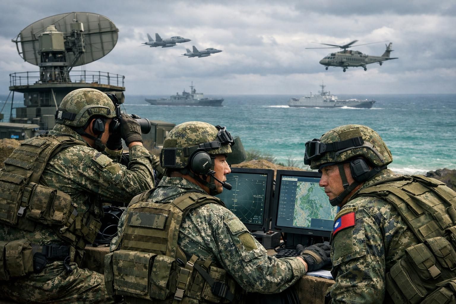 台湾は中国の軍事活動を受けて警戒態勢を強化し、安全保障の確保に努めています。