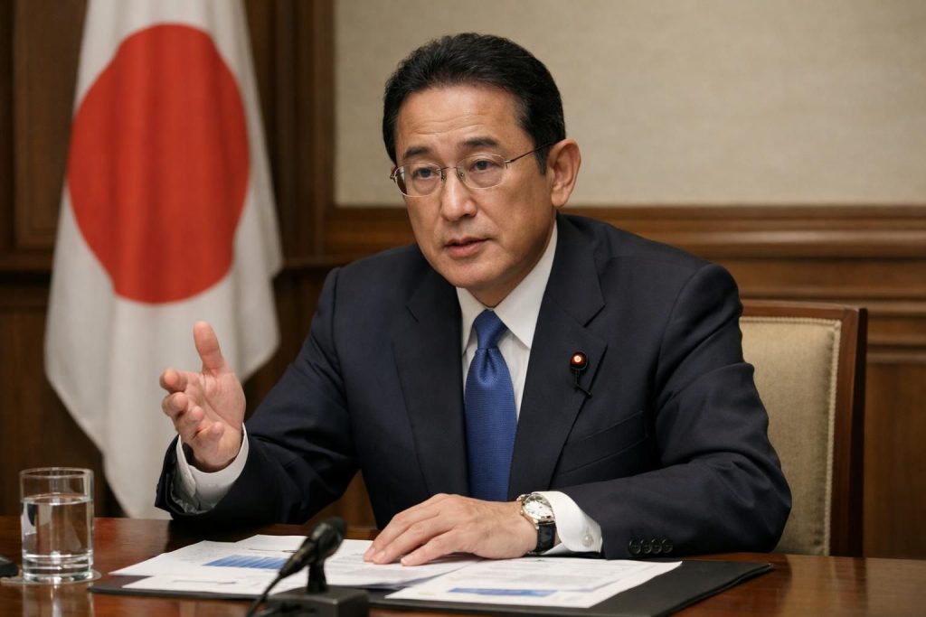 岸田文雄首相がインフレ対策を重視し、経済再生戦略の維持を表明。安定した経済成長と生活支援を目指す最新の政策動向。