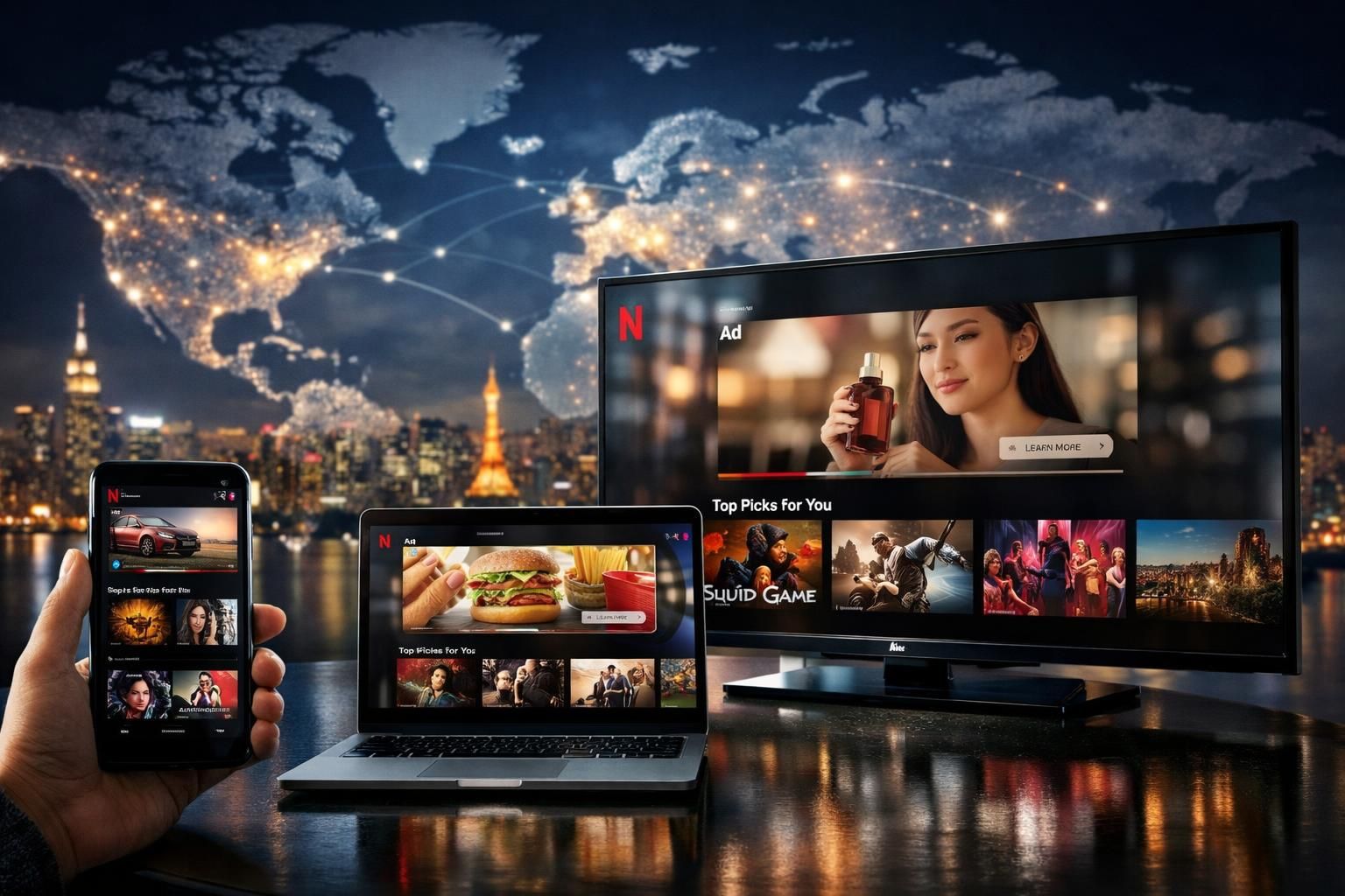 netflixが広告付きプランの提供地域を拡大し、より多くの利用者が手頃な価格で楽しめるようになりました。最新の配信情報やプラン詳細をご確認ください。
