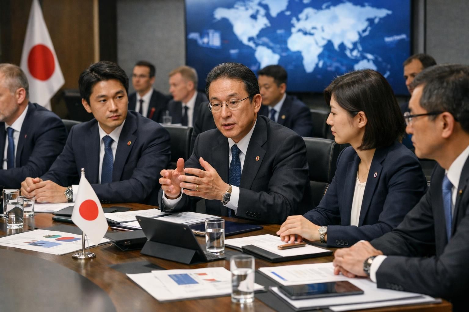 日本が経済安全保障に関する国際協議に積極的に参加し、グローバルな安定と繁栄を目指す取り組みについて紹介します。