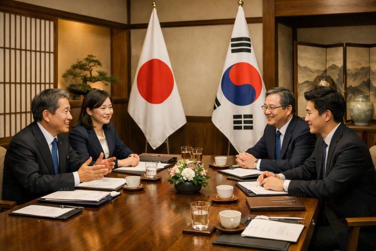 日本と韓国は関係改善に向けた協議を継続しており、両国の友好関係強化に向けた努力が進展しています。