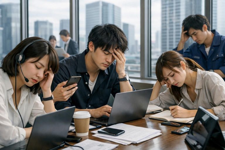 全国調査により、若年労働者のストレスレベルが増加していることが明らかになりました。労働環境の改善が求められています。